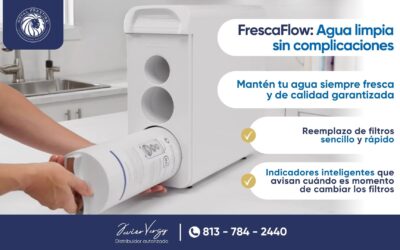 Filtros FrescaFlow: Mantén tu agua siempre limpia y segura